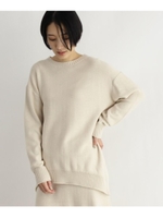 プチガーターチュニックニット/ライトベージュ(051)