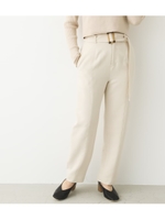 ベルト付きパンツ/O/WHT1