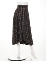 ボリュームフレアスカート/CHECK