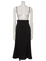 マチ付きAラインジャンスカ/ブラック