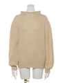 モヘヤホールガーメントプルオーバー/ベージュ