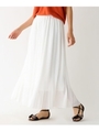 ラッセルレース ロングスカート/ホワイト(001)