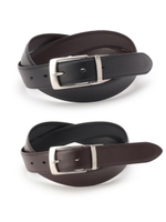 リアルレザーリバーシブルベルト/ブラック(519)