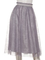 レースフレアスカート/ラベンダー
