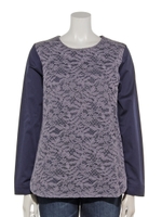 レース切替プルオーバー/パープル