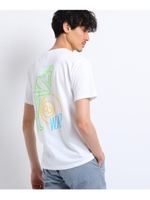 レディー&ビリヤード柄Tシャツ/ホワイト(001)