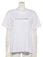 ロゴＴシャツ/ホワイト