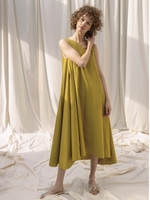 ロングフレアワンピース/LIME