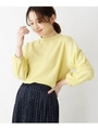 袖レースサカリバカットソー/レモンイエロー(031)