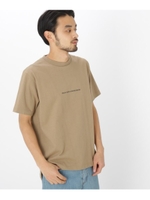 反転 ロゴ プリント 半袖 Tシャツ/ベージュ(052)