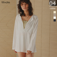 前後2wayペプラムデザイントップス/ラッシュガード【メール便可／90】