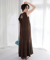 リブバックシャンワンピース