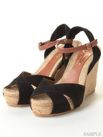 【GAIMO】クロススエード　ジュートサンダル