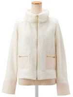 ニットブルゾン