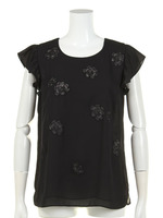 ローズ刺繍ブラウス