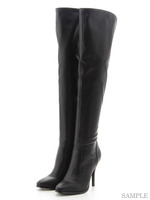 【REZOY】ポインテッドトゥ美脚ニーハイブーツ