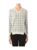 [S]ウールウインドペンVネックプルオーバー