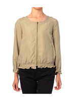 ノーカラーライトジャケット