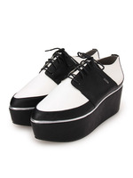 プラットフォームオックスフォードシューズ