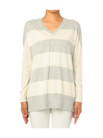 ボーダーニットプルオーバー