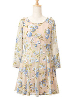 Oオパールカコウハナガラワンピ