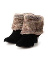 スエード調2WAYショートブーツ