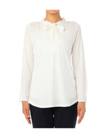 ボウタイ&タックプルオーバー