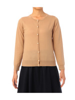 パールボタンニットカーディガン