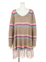 MALTI　BORDER　KNIT　TUNIC