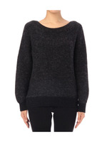 [L]ウール混ベーシックニット