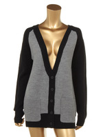 カラーMIXラグランニットカーディガン