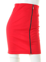 ZIP UP ポンチペンシルスカート