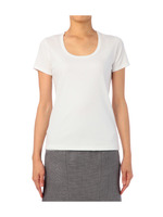 [L]コットンクルーネックTシャツ