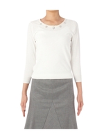 [L]ビジューニットプルオーバー