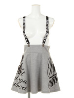 サスベンダー付裏毛ヒラミニスカ