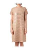 スリットスパンコールワンピース