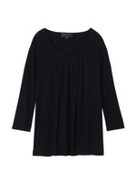 タック使い七分袖カットソー