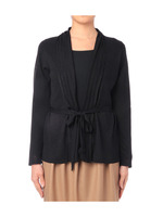 フラワーストールニットカーディガン