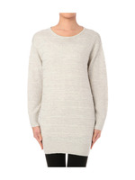 ボーダー切り替えメランジニット