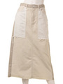 BI-COLOR DENIM SKIRT