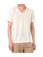 Vネックジャージプルオーバー