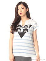 【ROSE　BUD×GODLIS】TALKING　HEADS　STRIPE　V／N　S／S−T