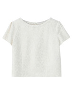 ぼかしレオパード柄ジャカードプルオーバー