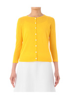 クルーネックニットカーディガン