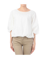 コットンギャザーブラウス