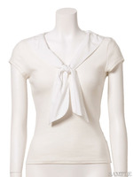 スカーフカラートップス