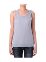 ボールチェーン付きラメタンクトップ