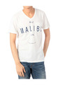 VネックロゴTシャツ