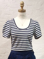 【dazzlin】クロップドTシャツ