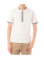 ヘンリーネック風Tシャツ